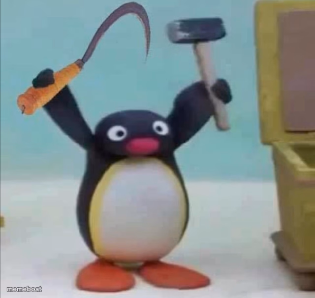 Savage penguin - meme generator image preview