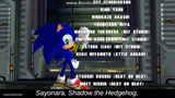 sayonara shadow the hedgehog