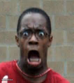 Scared Black Guy