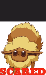 SCARED Eevee meme