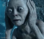Scared Gollum