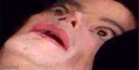Scared Michael Jackson - meme generator image preview