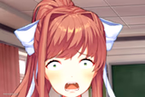 Scared Monika