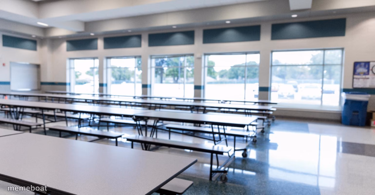 School Cafeteria - meme generator image preview