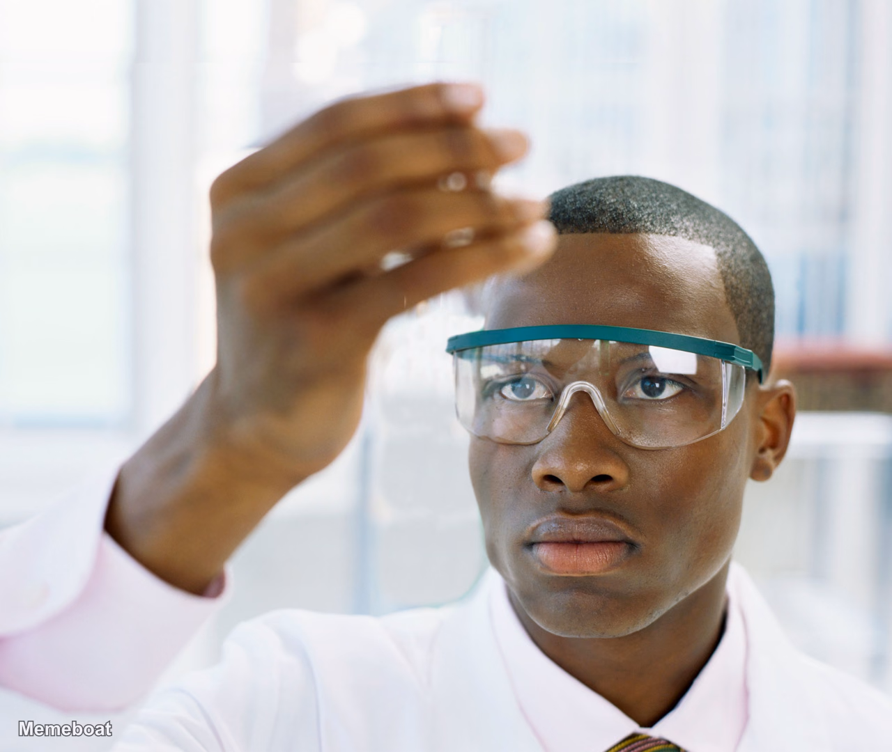 Scientist Looking Closely - meme generator image preview