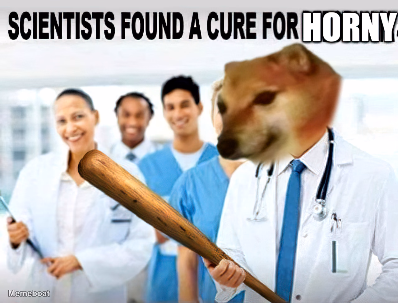 Scientists Found a Cure for Horny! - meme generator image preview