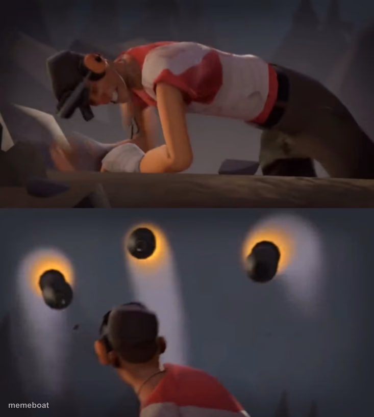 Scout X Rockets X - meme generator image preview