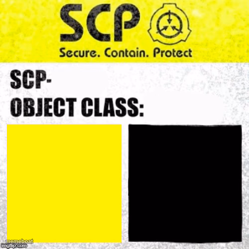 SCP Euclid Label Template (Foundation Tale's) - meme generator image preview