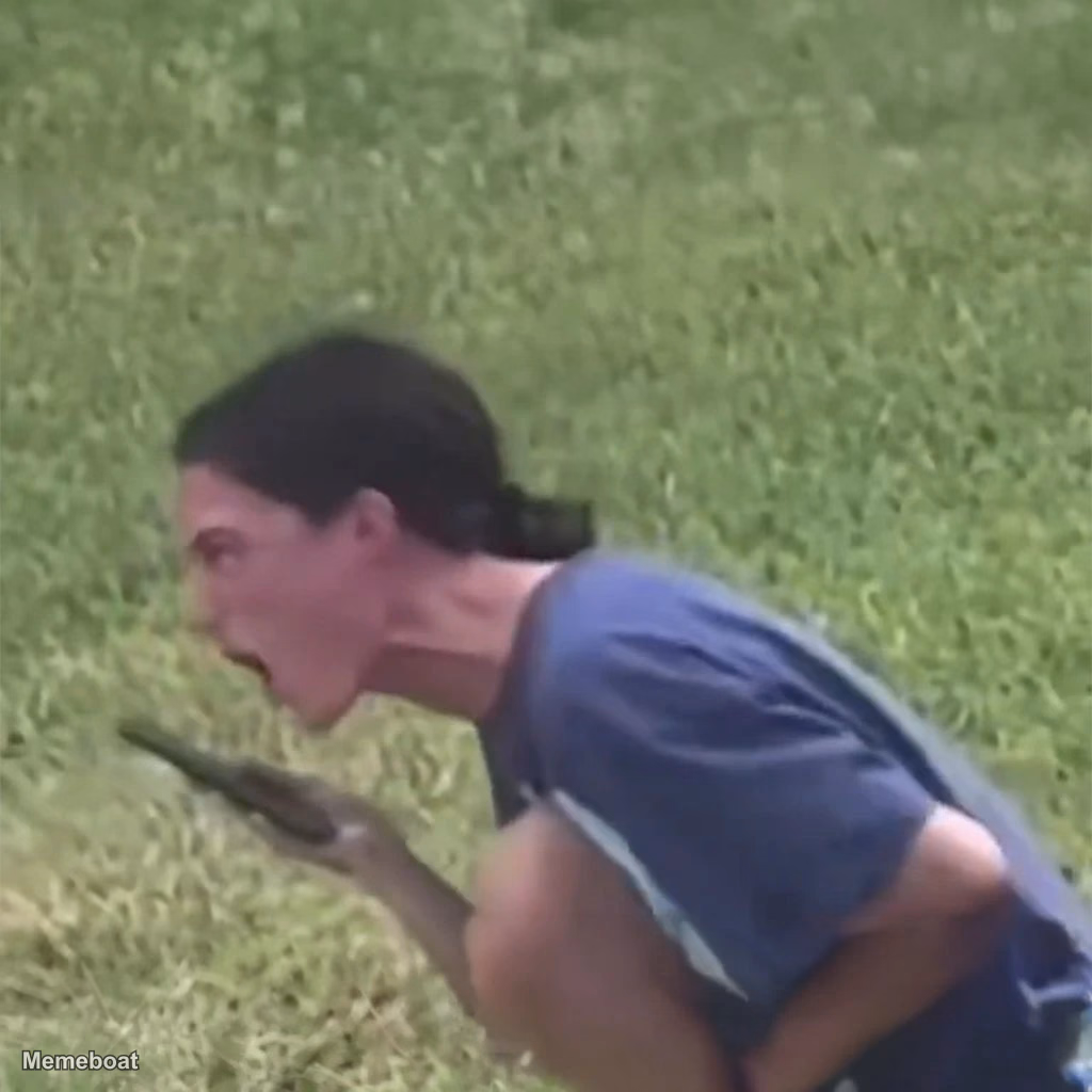 Screaming into phone / Girl Crashout - meme generator image preview