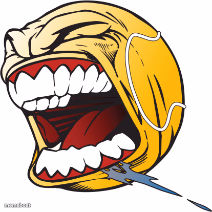 Screaming tennis ball - meme generator image preview