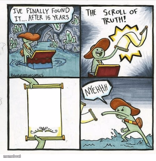 Scroll of truth - meme generator image preview