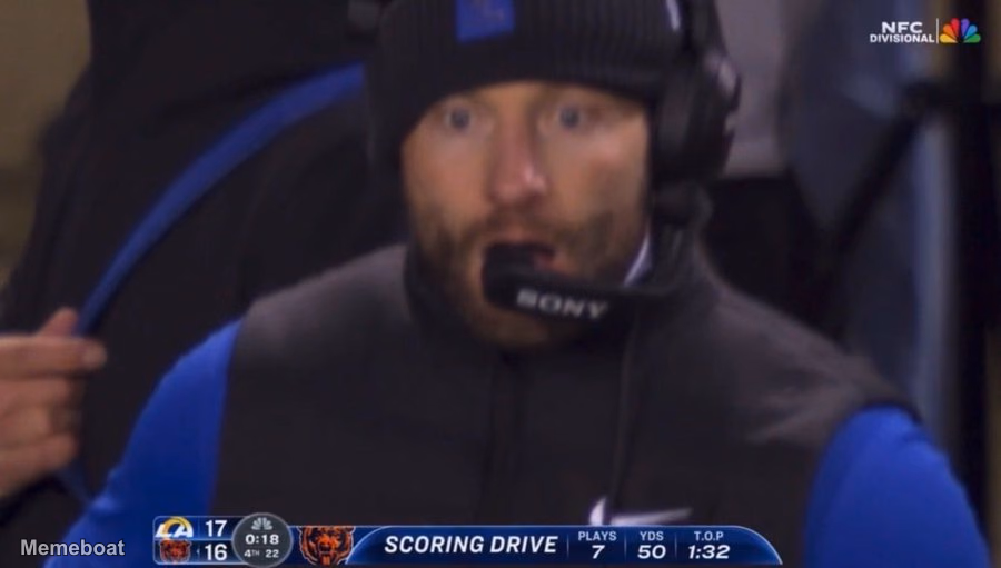 Sean Mcvay Shocked - meme generator image preview