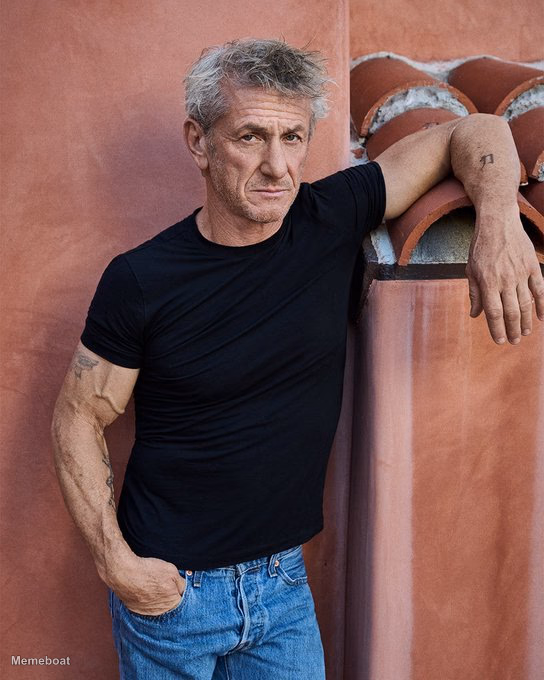 Sean Penn "Not Like Normal White People" - meme generator image preview