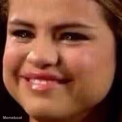 Selena Gomez teary-eyed smile