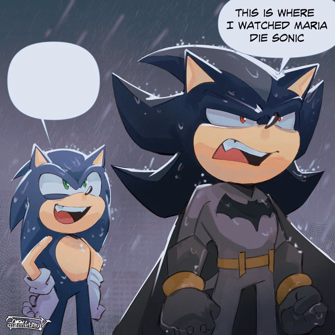 Shadow and sonic - meme generator image preview