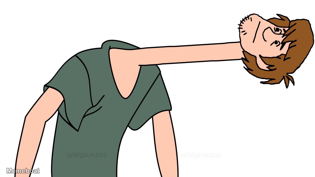 Shaggy Neck Stretch - meme generator image preview