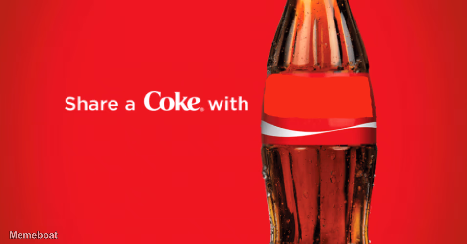 Share a coke with blank - meme generator image preview
