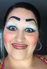 Sharpie eyebrows