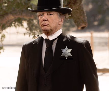 sheriff trump - meme generator image preview