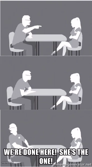 She's the one! - meme generator image preview