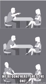 She's the one!