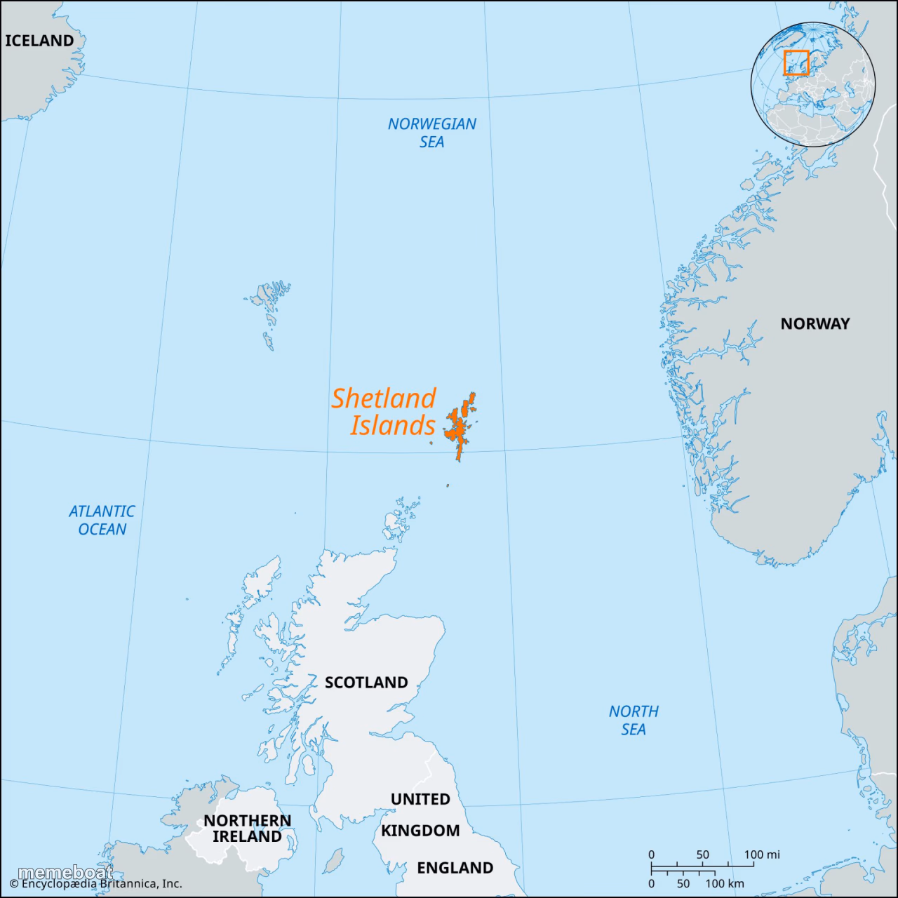 Shetland map - meme generator image preview