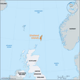 Shetland map