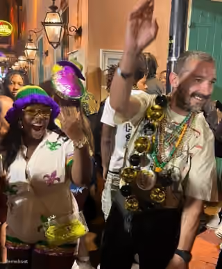 Shia LaBeouf at Mardi Gras