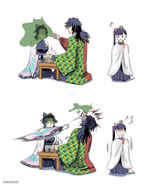 Shinobu vs Giyuu Demon Slayer
