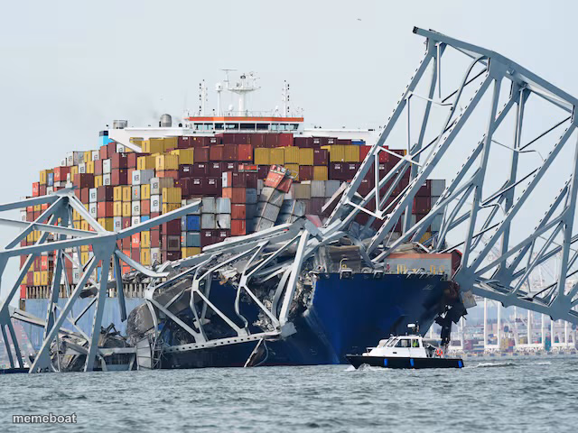 Ship Hitting Bridge - meme generator image preview