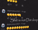 Shit is not Dat deep