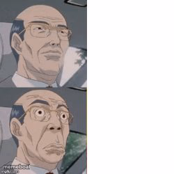 Shocked anime dude - meme generator image preview
