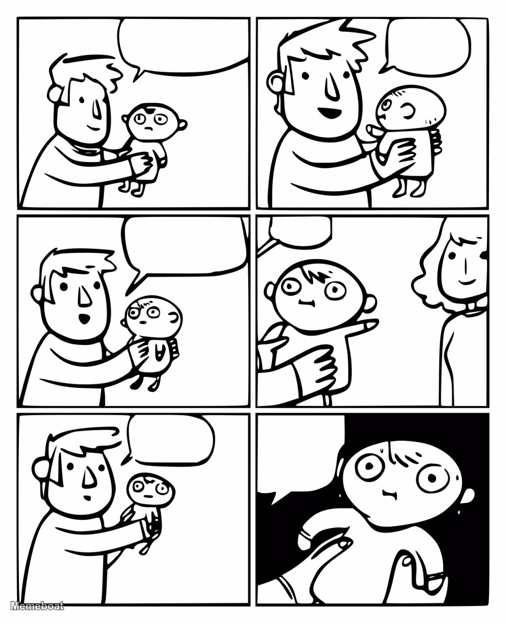 Shocked Baby - meme generator image preview