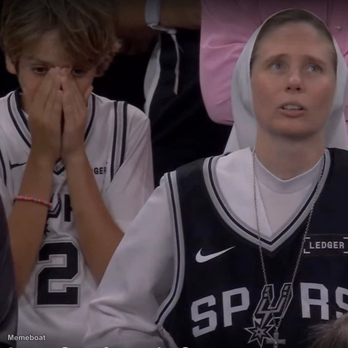 Shocked Kid Sad Nun - meme generator image preview