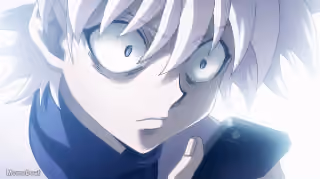 Shocked Killua on Phone