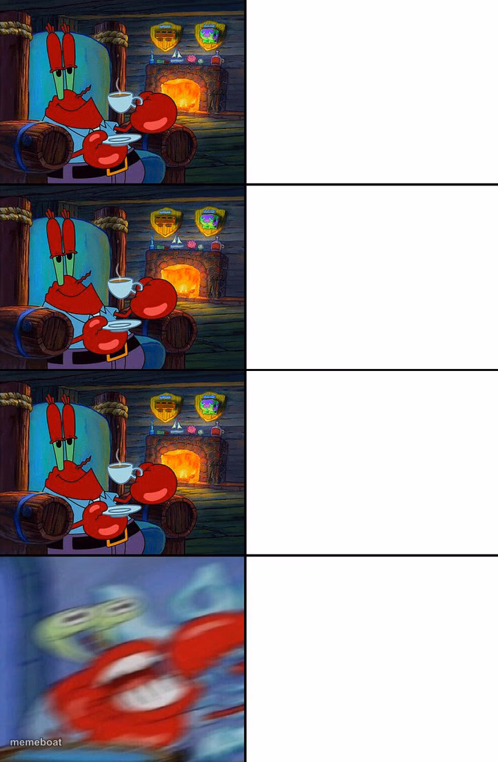Shocked Mr Krabs - meme generator image preview