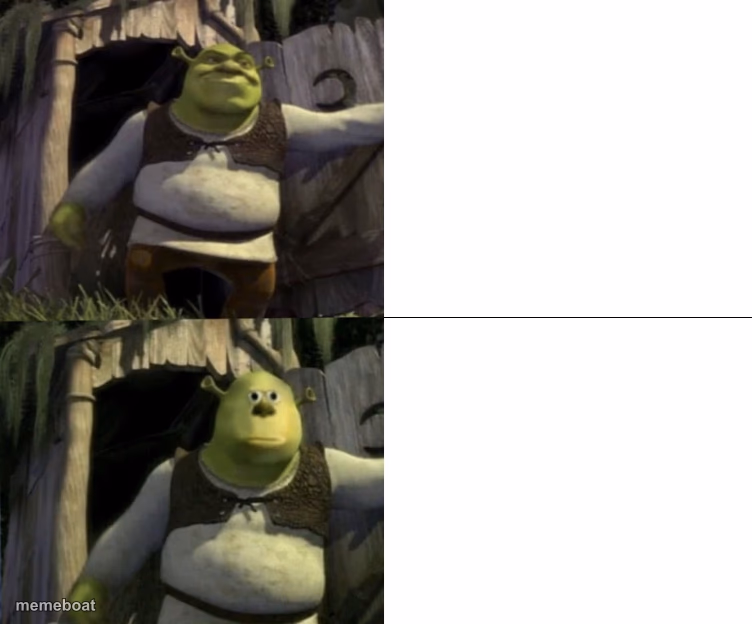 Shocked Shrek Face Swap - meme generator image preview