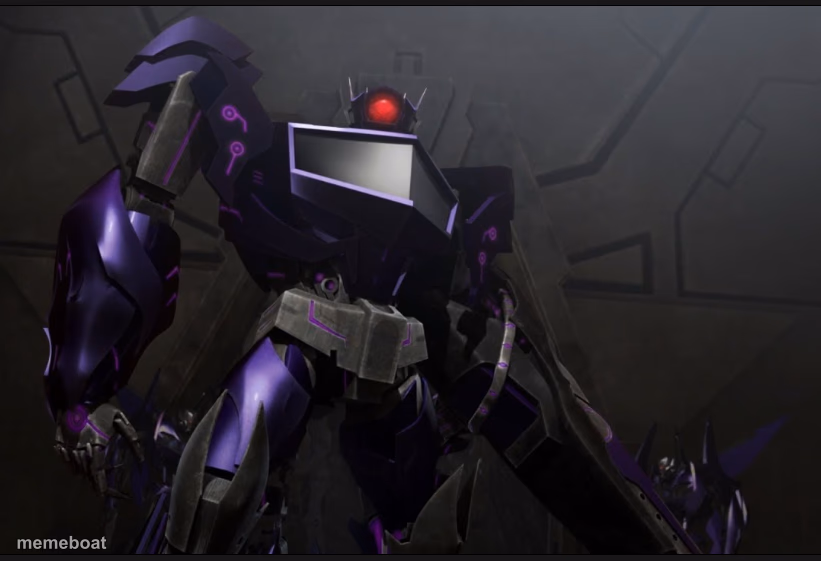 Shockwave looking at you - meme generator image preview