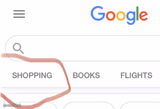 Shopping, Google