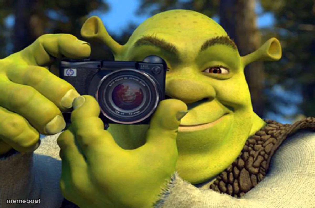 Shrek Caught in 4K - meme generator image preview
