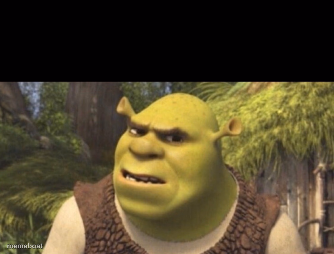 Shrek Concerned - meme generator image preview