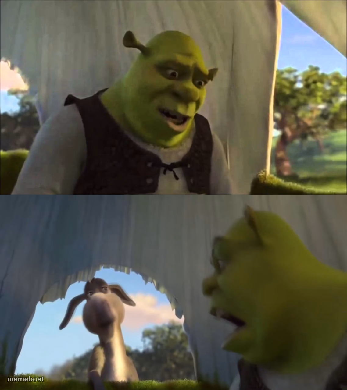 shrek five minutes - meme generator image preview