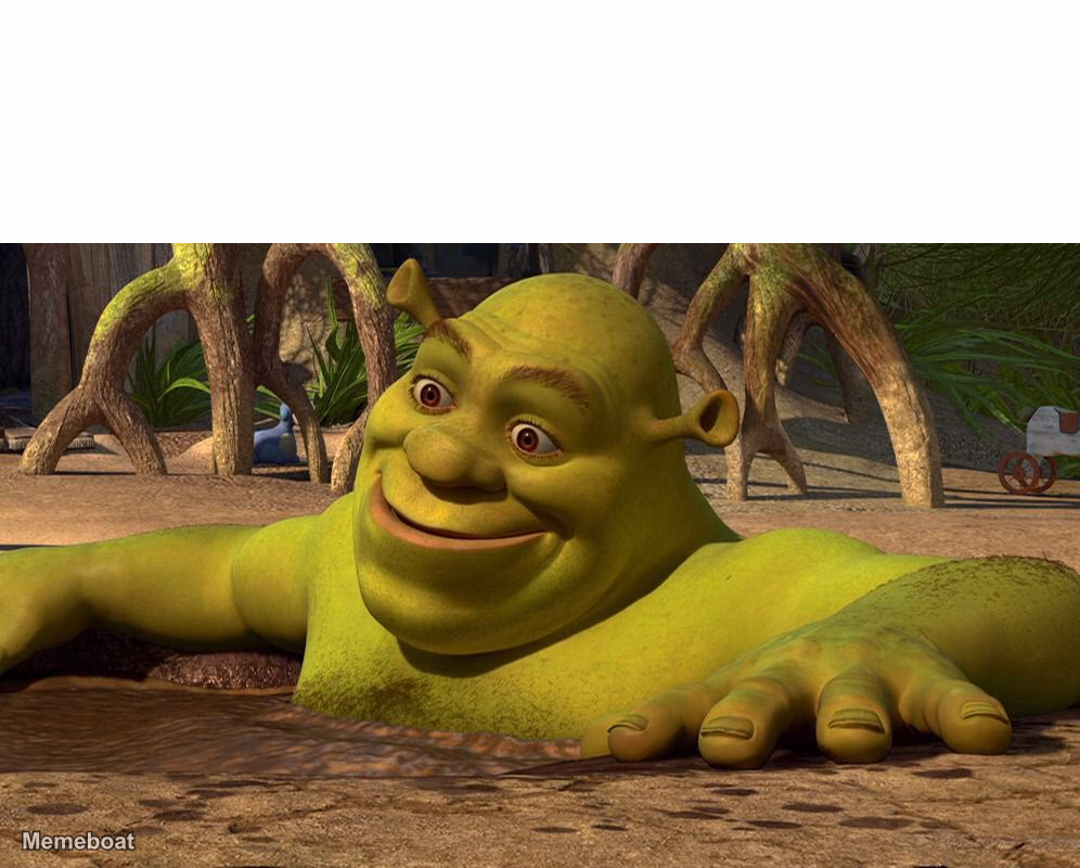 Shrek in Mud - meme generator image preview