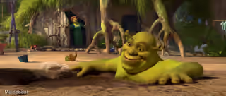 Shrek in Mud Bath