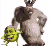 shrek wazowski and donkey sullivan