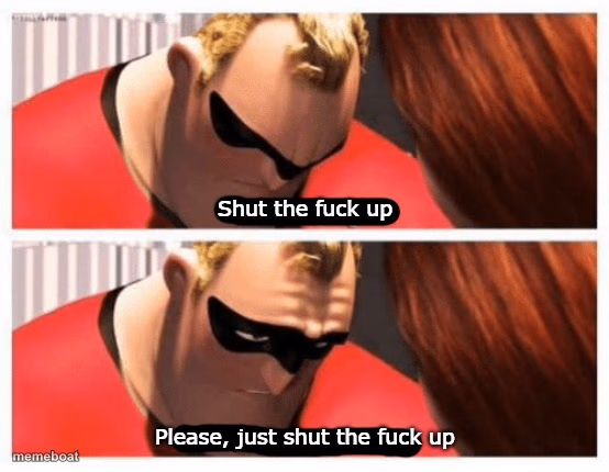 Shut up - meme generator image preview