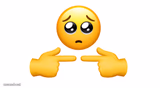 Shy emoji