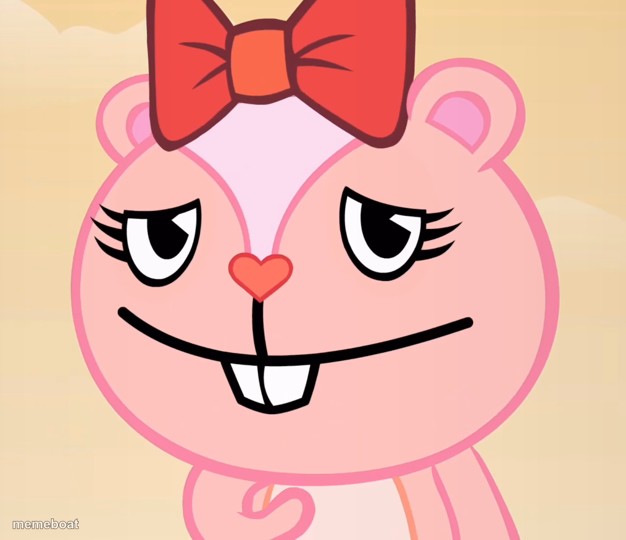Shy Giggles (HTF) - meme generator image preview