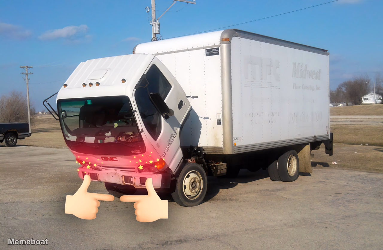 Shy Truck - meme generator image preview