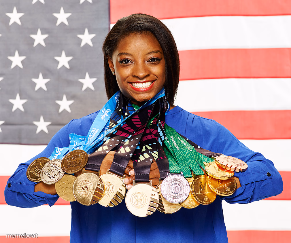 Simone Biles - meme generator image preview
